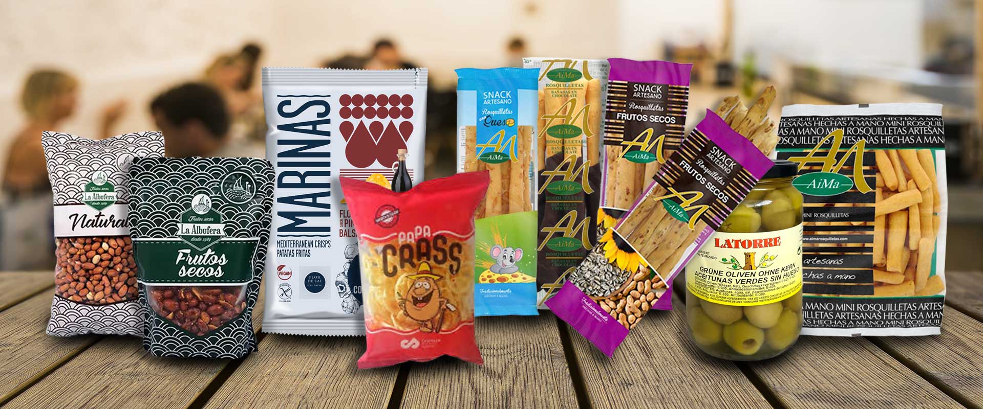 Distribuciones Martí, Snacks y Aperitivos para tu Local.